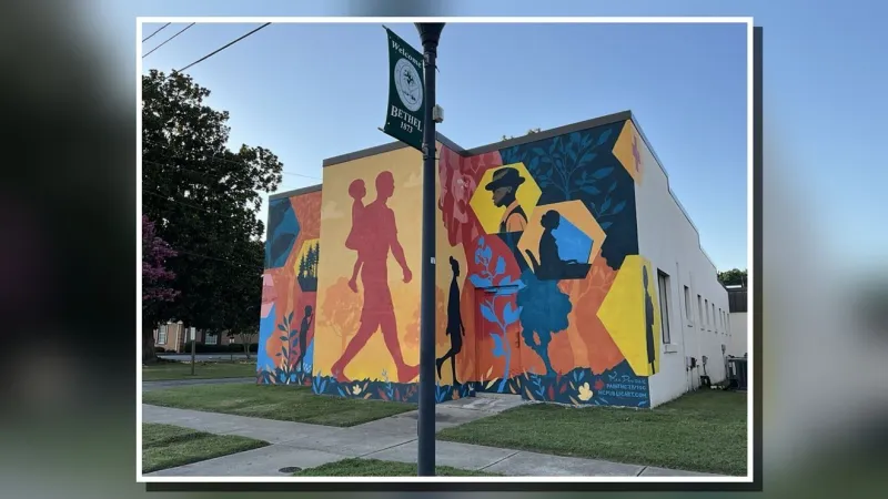 $20,000 grant turns Bethel Pitt Stop into public art destination with new mural
