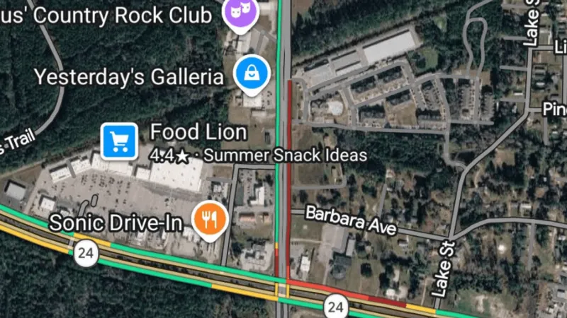 Multi-vehicle crash snarls traffic on Piney Green Road near Liberty Pointe Apartments