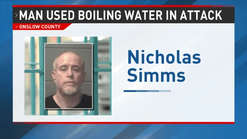 Jacksonville man accused of assault involving boiling water, pizza spatula