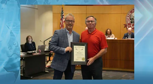Town Finance Director Receives North Carolina's Highest Civilian Honor
