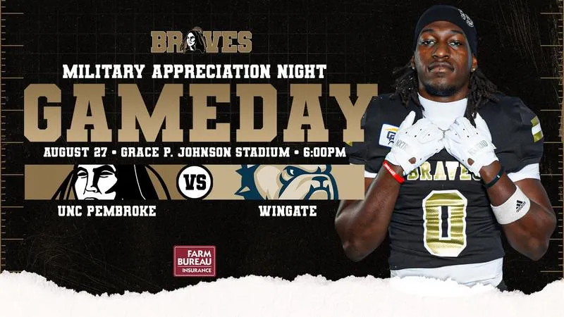 Football Hosts Wingate For Military Appreciation Night
