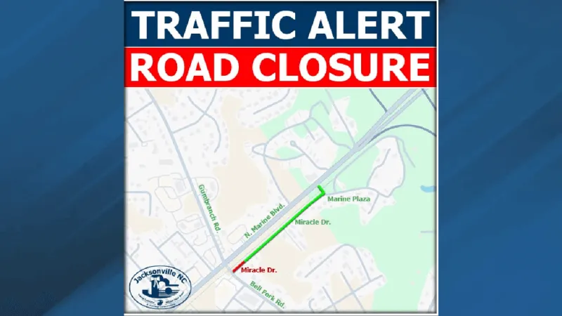 Miracle Drive to close Wednesday for stormwater pipe repairs, 8 a.m. to 4 p.m.