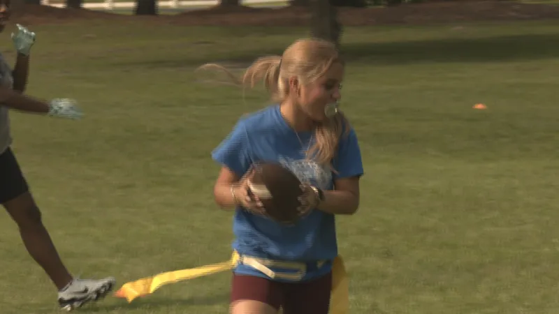 Laney Girls' Flag Football Ready for New Season and New Opportunities