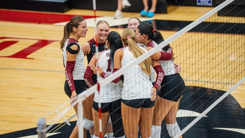 Volleyball opens 2026 with victory over Texas Woman's University