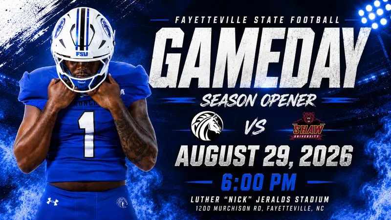 Fayetteville State Opens 2026 Season Saturday Against Shaw