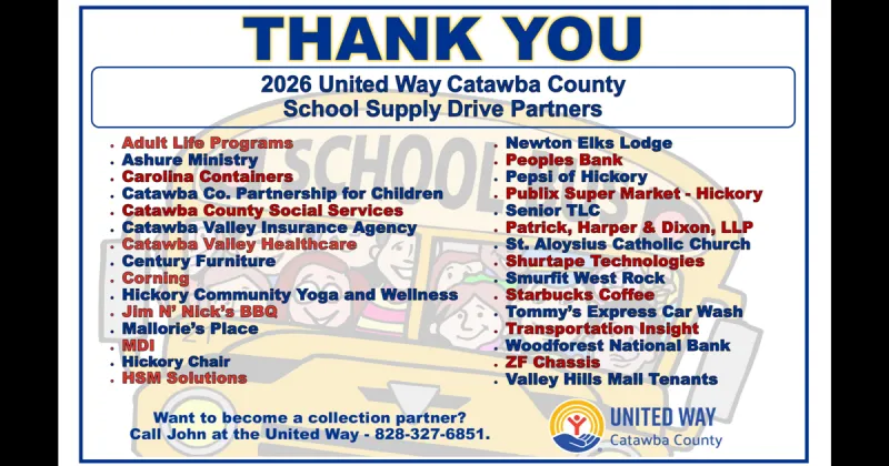 United Way school supply drive collects 20,000 items, impacts hundreds of families