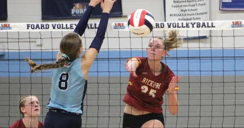 Hickory volleyball wins battle of unbeatens over Maiden; Foard gets back on track