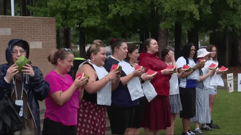 Organizers let vendors return Sunday for free after rain impacts Watermelon Festival