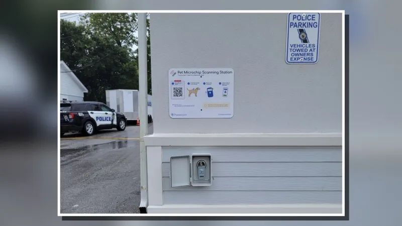 Town of Beaufort installs lost pet microchip scanning station