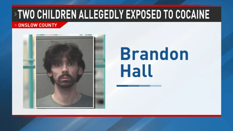 Jacksonville father charged after deputies say children were exposed to cocaine