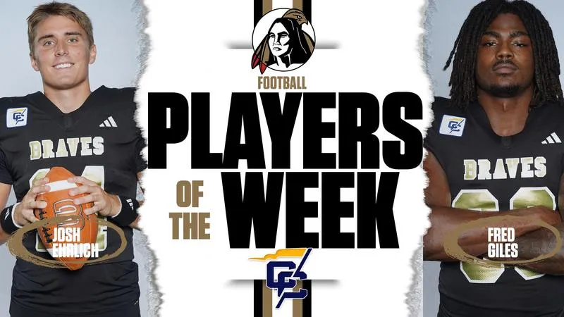 Ehrlich, Giles Claim Conference Carolinas Players Of The Week