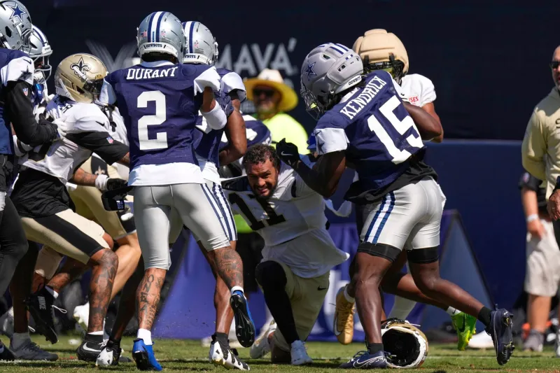 Tempers are flaring, fists are flying around the NFL during joint practices