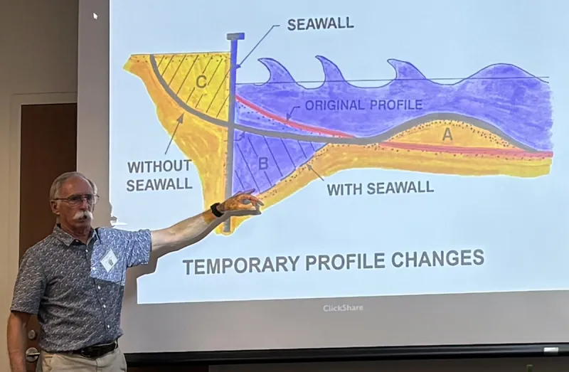 CRC seawall science skeptics attempt 'political stand': Cahoon
