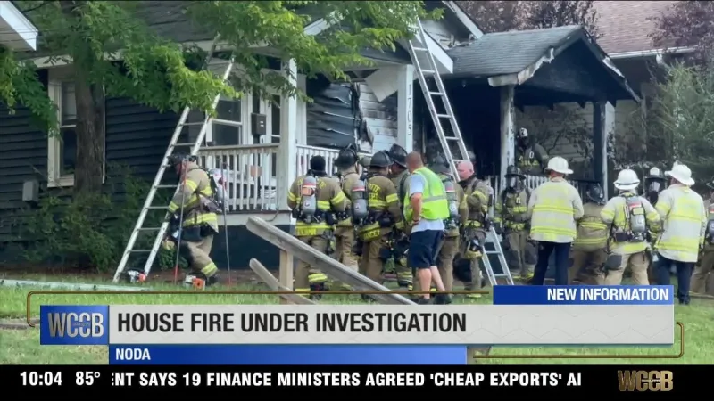 Charlotte Fire working to determine what sparked house fire in NoDa