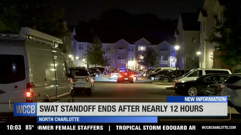 SWAT standoff with shooting suspect ends after 12 hours in north Charlotte