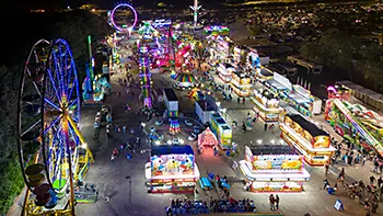 Cumberland County Fair pulls into station with "The Agricultural Express"