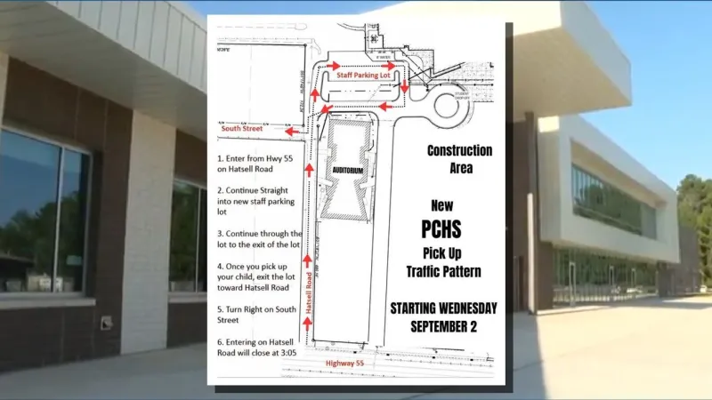 Pamlico County High changes afternoon pickup pattern to ease Highway 55 backups