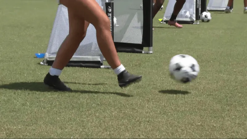 Carteret Community College women's soccer team plays program's first game