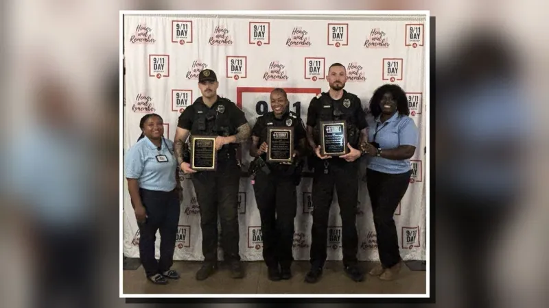 Four Kinston police officers recognized for lifesaving efforts