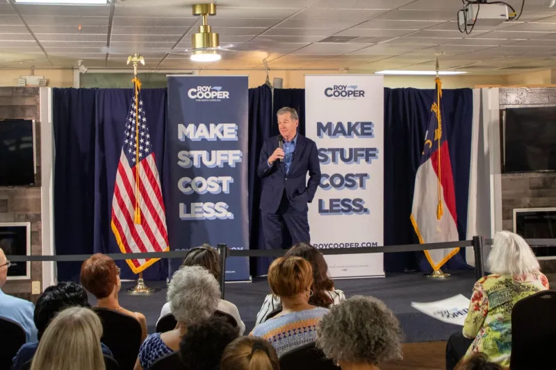 Roy Cooper continues "Make Stuff Cost Less" tour