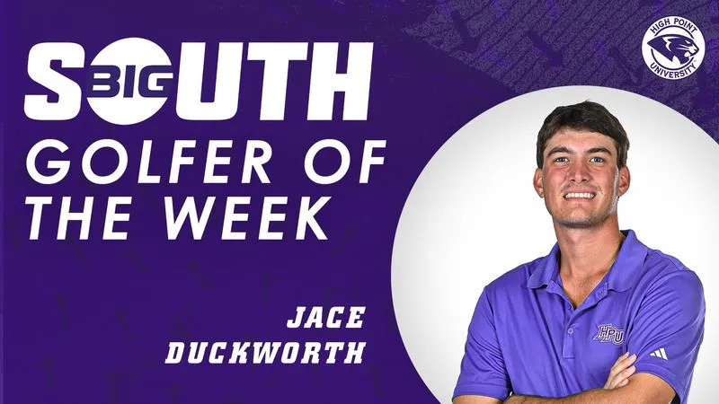 Duckworth Named Big South Golfer of the Week