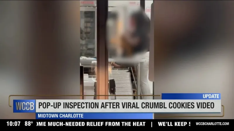 Crumbl Cookies in Midtown passes random inspection after viral video shows employees doing hair inside store