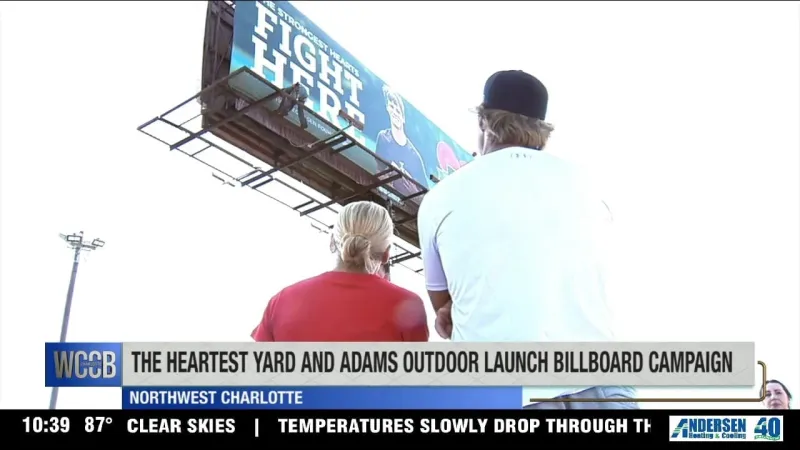 Greg and Kara Olsen's non profit unveils new billboard campaign in partnership with Adams Outdoor