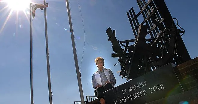 Three months after 9/11, a Hickory company built a memorial monument