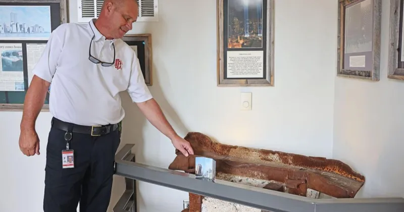 25 years after Sept. 11 attacks, a piece of the World Trade Center sits in Catawba County