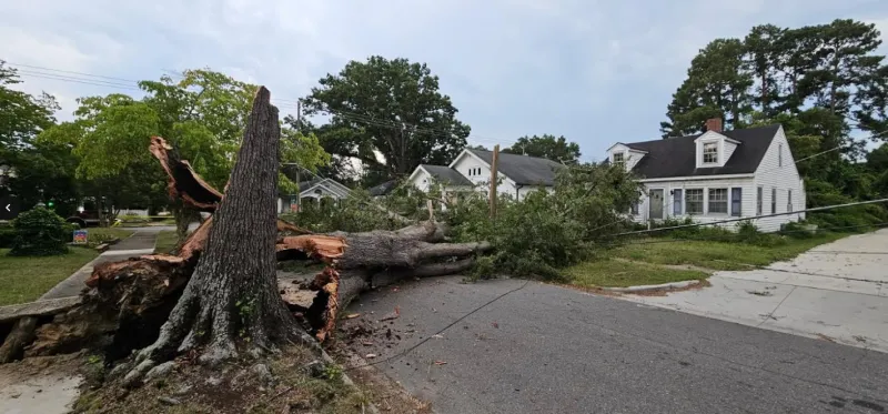 Severe Storms Pound Parts Of Johnston County Saturday
