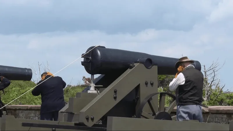 Fort Macon offers free monthly cannon demonstrations to bring history to life