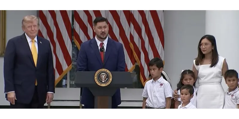 NC family speaks on school choice at White House back-to-school event