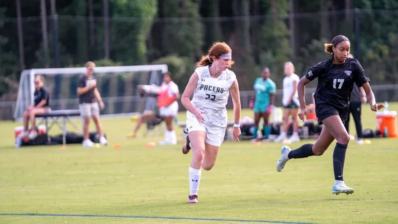 Six Pacers Score as Women's Soccer Earns First Win