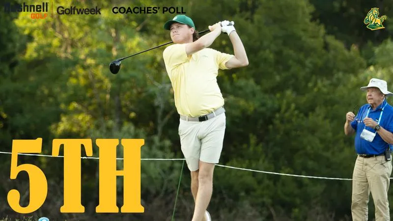 Men's Golf Ranked Fifth Nationally In Latest Preseason Poll