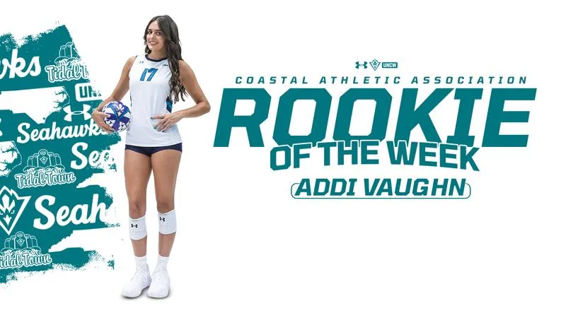 Vaughn Tabbed As CAA Rookie of the Week