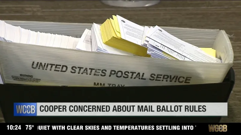 Mail-in voting for November midterm election is underway in North Carolina