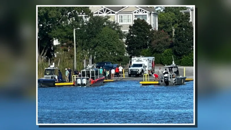 Three boaters and dog safely rescued after boat capsizes on Neuse River