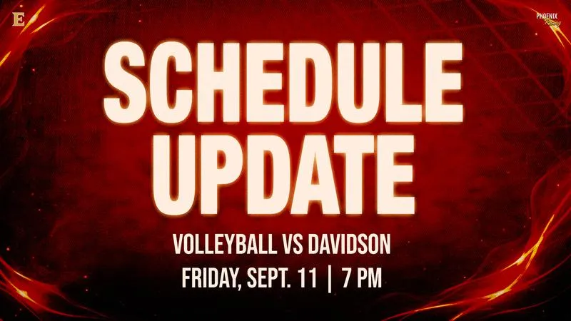 Elon-Davidson Volleyball Match Time Changed