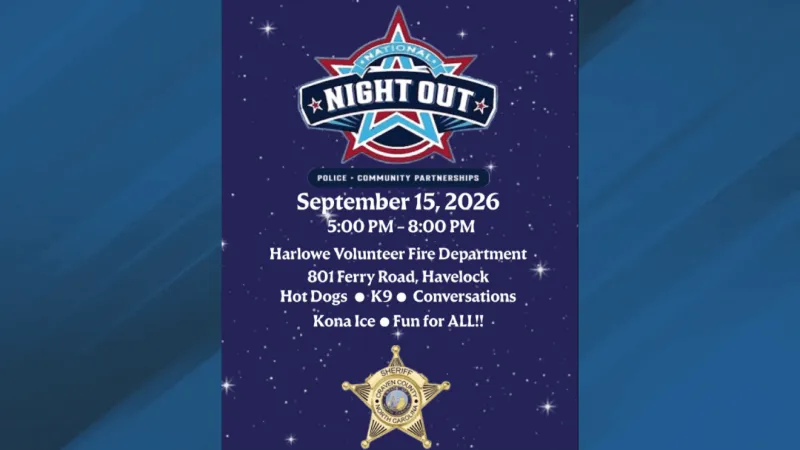 Craven County Sheriff's Office to host National Night Out in Havelock