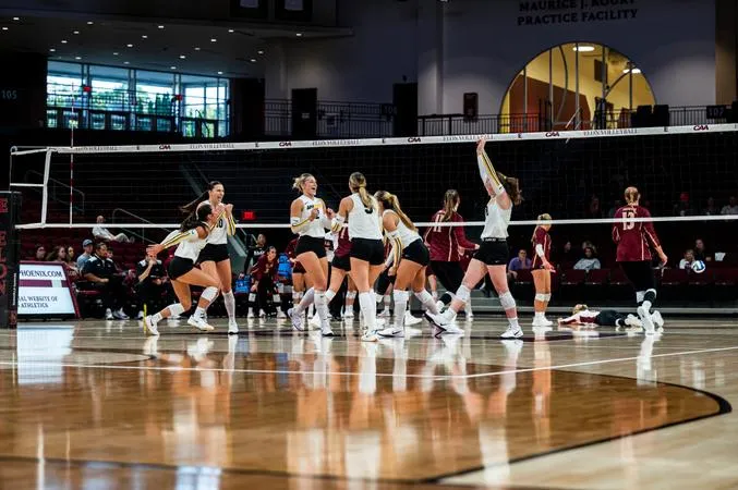 App State Volleyball Battles Back for 3-1 Win at Elon