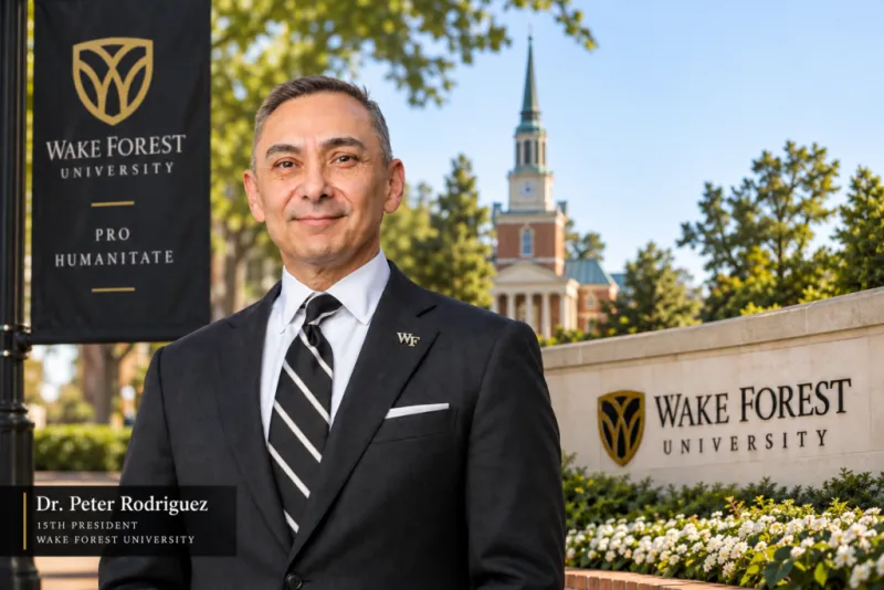 Wake Forest's new president begins tenure as university expands its footprint and affordability efforts