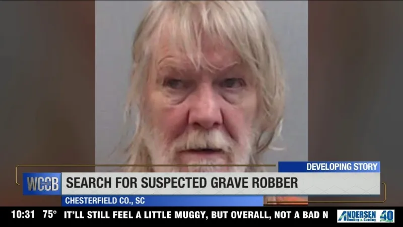 Deputies search for accused grave robber in Chesterfield County