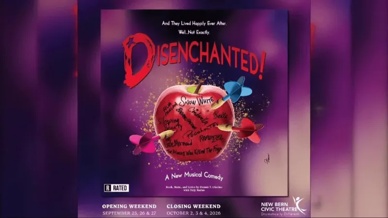 "Disenchanted!" adult musical comedy spoofing fairy tales opens Sept. 25 in New Bern