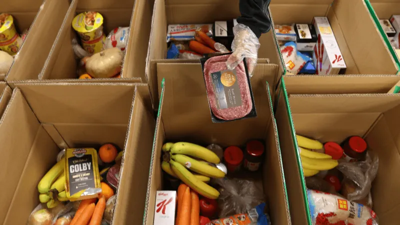Organizers invite residents to pick up food boxes at Aulander Town Hall
