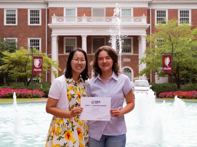 Kranec Receives Award For Undergraduate Research