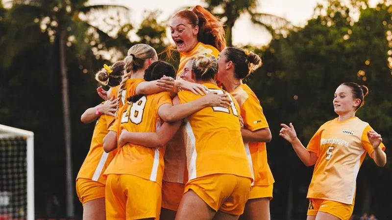 Soccer Matches Program-Best Unbeaten Streak with 2-0 Win at ETSU