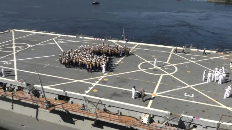 Jacksonville sailor marks Sept. 11 birthday aboard USS Arlington, a Pentagon tribute ship