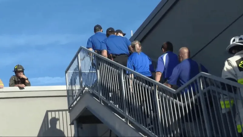 ECU Police lead annual 9/11 stair climb at Dowdy-Ficklen to honor fallen first responders
