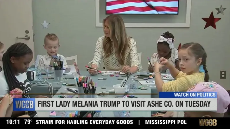 First Lady Melania Trump set to visit Ashe Co. on Tuesday