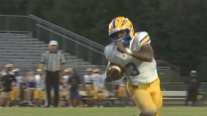 Laney football outlasts South Central, 45-42, for first win of season